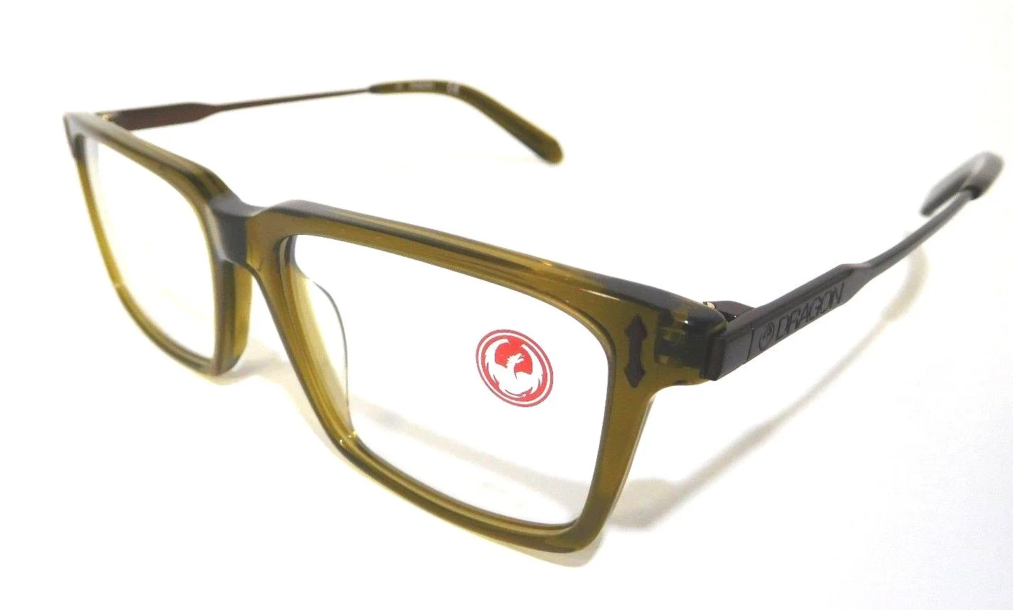 Men Eyeglasses Frames Dragon Square Acetate classic designer Horn 53-17-145 2